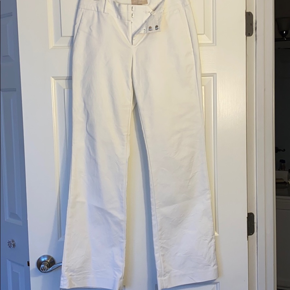 White dress pants